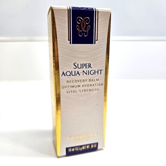 NEW Guerlain Super Aqua-Night Recovery Balm Hydration Mini 10 ML .38 OZ France - Picture 1 of 3